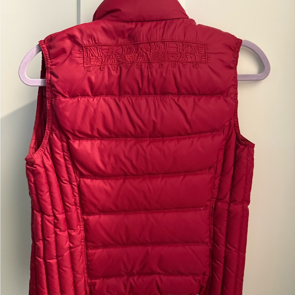 Napapijri Women's Vibrant Red Quilted Vest